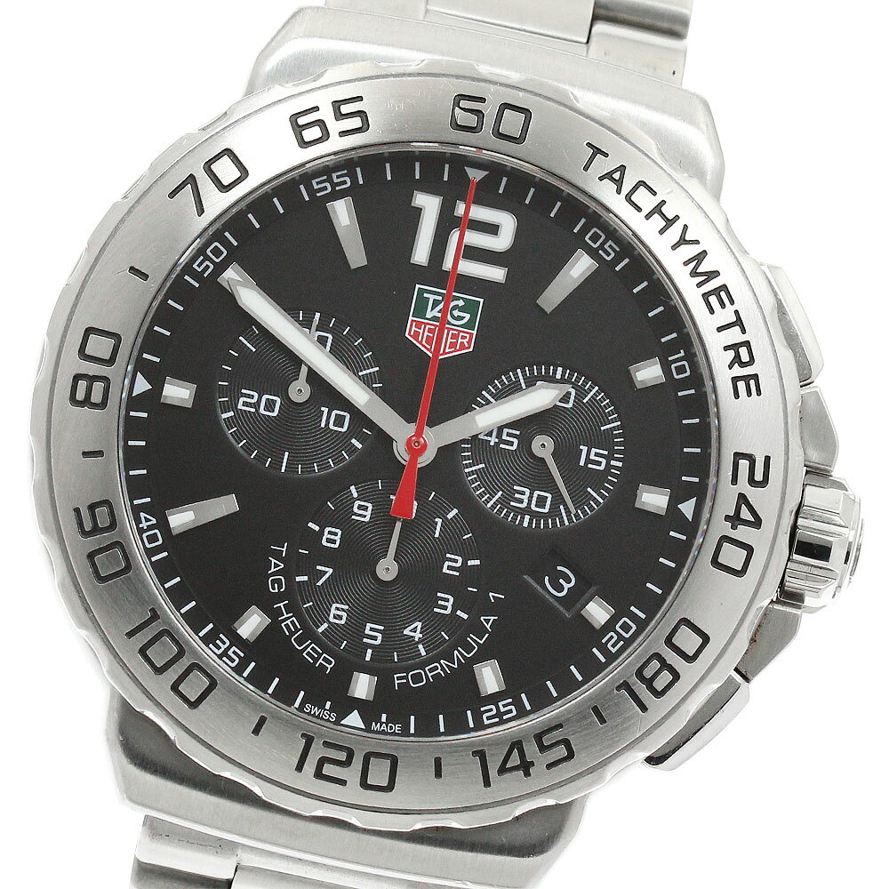 タグホイヤー TAG HEUER CAU1112.BA0858 フォーミュラ1 デイト クロノグラフ クォーツ メンズ 良品 箱・保証書付き_952497【中古】