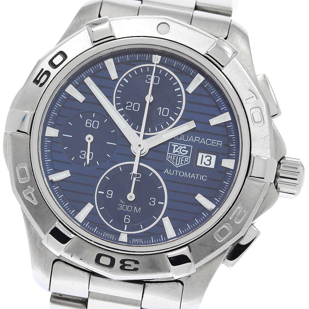 タグホイヤー TAG HEUER CAP2112.BA0833 アクアレーサー クロノグラフ デイト 自動巻き メンズ 保証書付き_954736【中古】