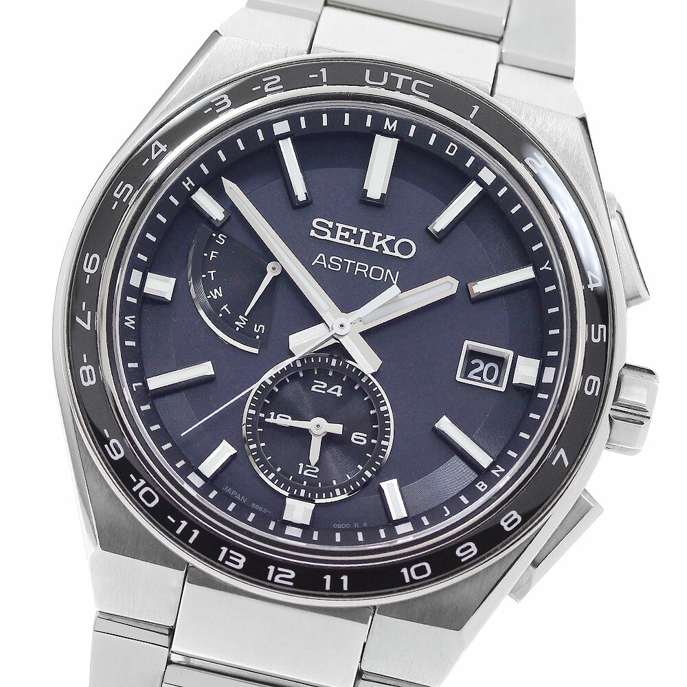 セイコー SEIKO SBXY039/8B63-0BB0 アストロン ネクスター ワールドタイム ソーラー電波 メンズ 良品 内箱付き_955181【中古】