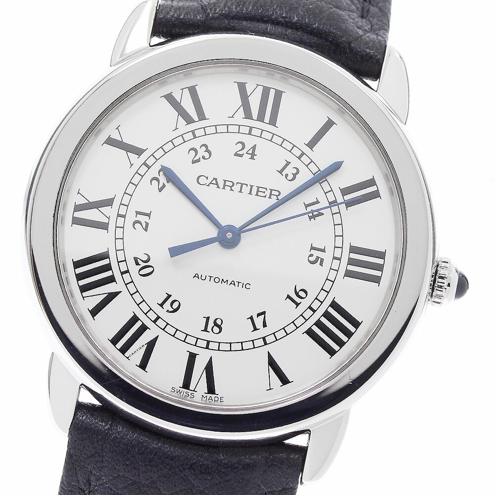 Men'S Watch - カルティエ CARTIER WSRN0021 ロンドソロ ドゥ カルティエ 36mm 自動巻き メンズ 良品 保証書付き_955734【中古】