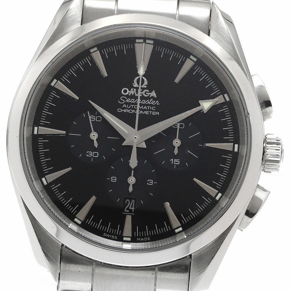 オメガ OMEGA 2512.50 シーマスター アクアテラ クロノグラフ 自動巻き メンズ 良品 _922135【中古】