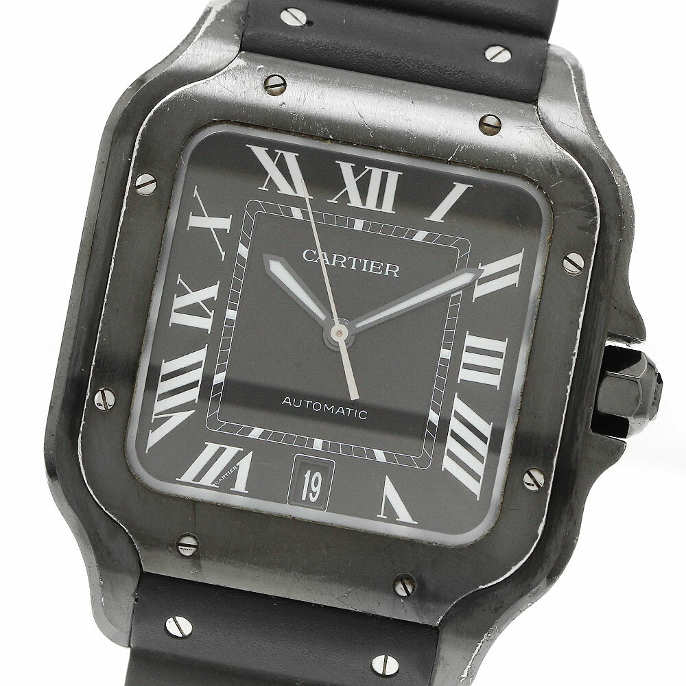 Other - カルティエ CARTIER WSSA0039 サントス ドゥ カルティエLM デイト 自動巻き メンズ _949056【中古】