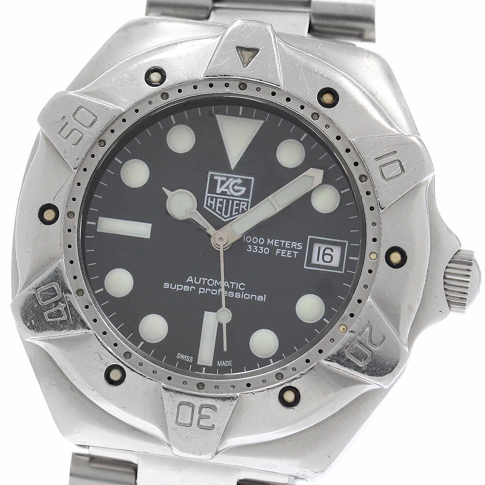 タグホイヤー TAG HEUER 840.006-2 スーパープロフェッショナル デイト 自動巻き メンズ _950298【中古】