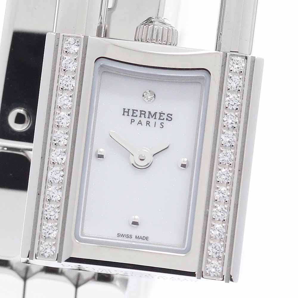 樂天商城 - エルメス HERMES KE4.130 ケリーウォッチ サイドダイヤ 1P クォーツ レディース 極美品 箱・保証書付き_954662【中古】
