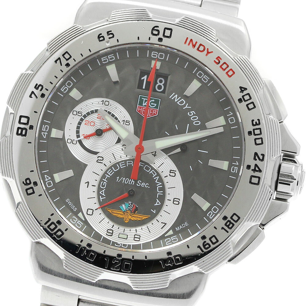 タグホイヤー TAG HEUER CAH101A.BA0854 フォーミュラ1 グランドデイト インディ500 クロノグラフ クォーツ メンズ 保証書付き_955141【中古】