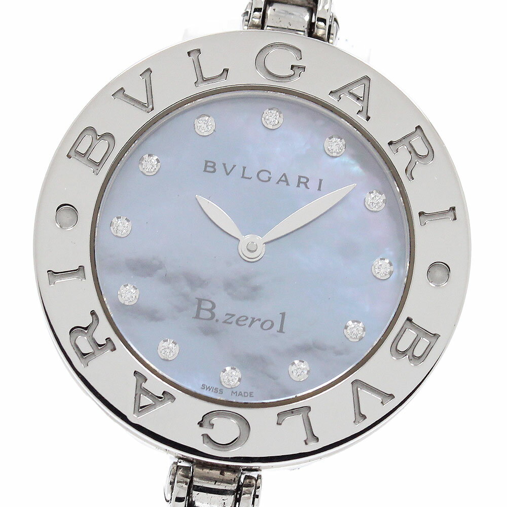Y - ブルガリ BVLGARI BZ30S B.zero1 12Pダイヤ クォーツ レディース 箱付き_955472【中古】