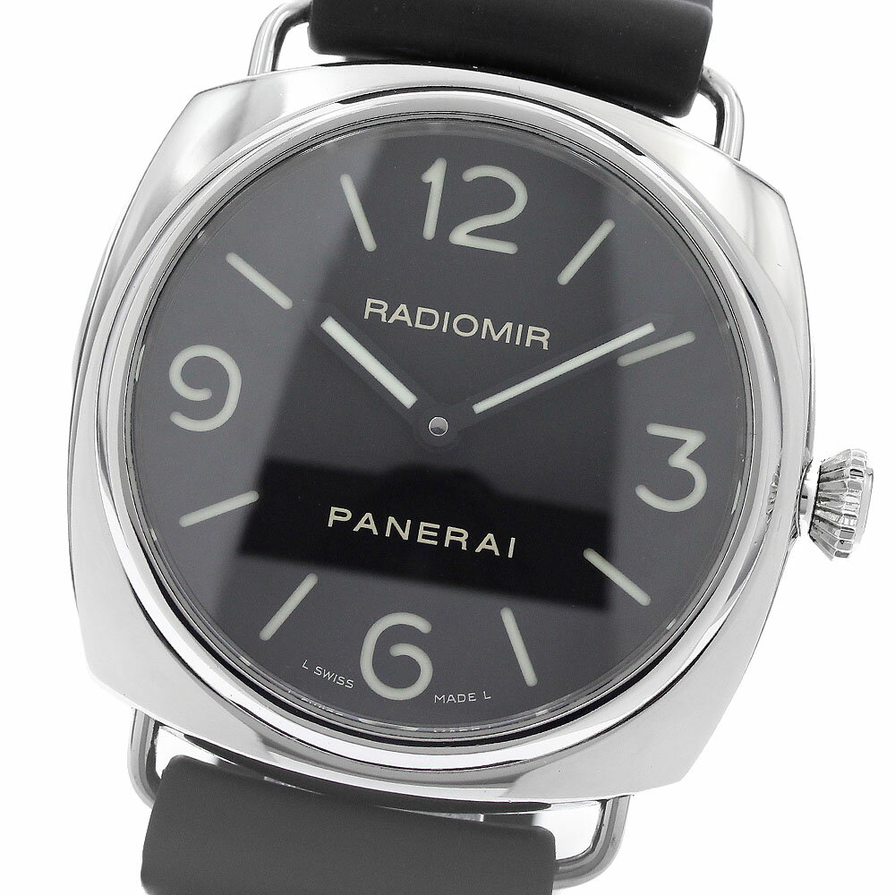 パネライ PANERAI PAM00210 ラジオミール ベース 手巻き メンズ 良品 保証書付き_ ...