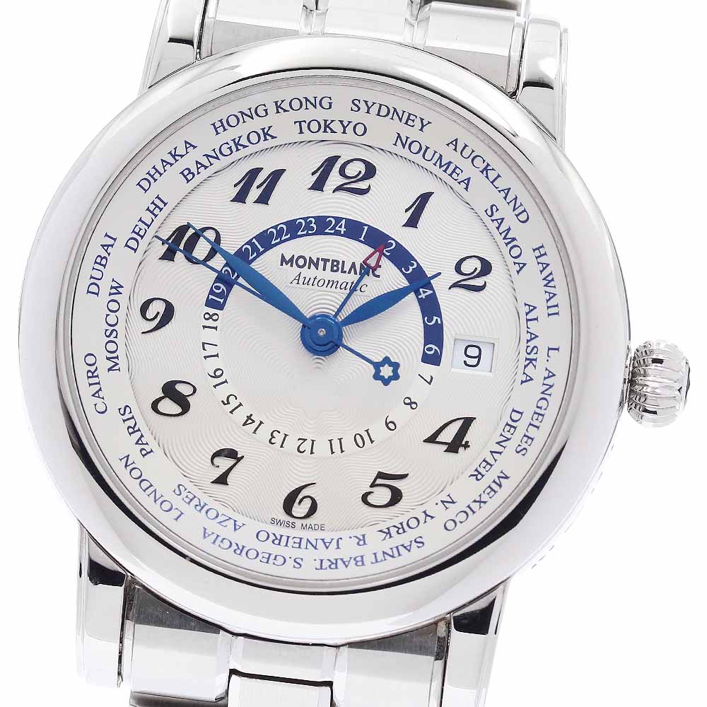 Other - モンブラン MONTBLANC 7203 スター ワールドタイム 自動巻き メンズ 良品 保証書付き_922081【中古】
