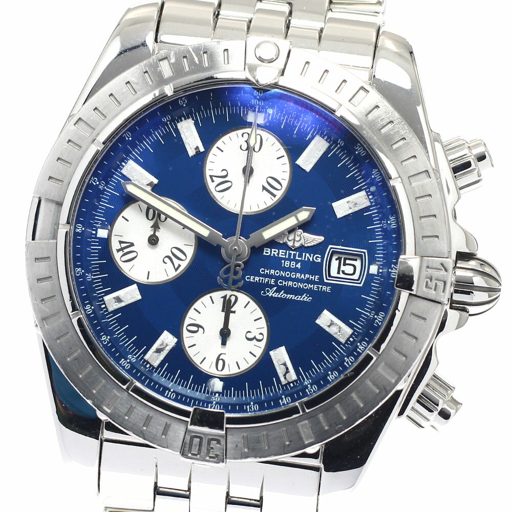 訳あり ブライトリング BREITLING A13356 クロノマット エボリューション デイト クロノグラフ 自動巻き メンズ _936077【中古】