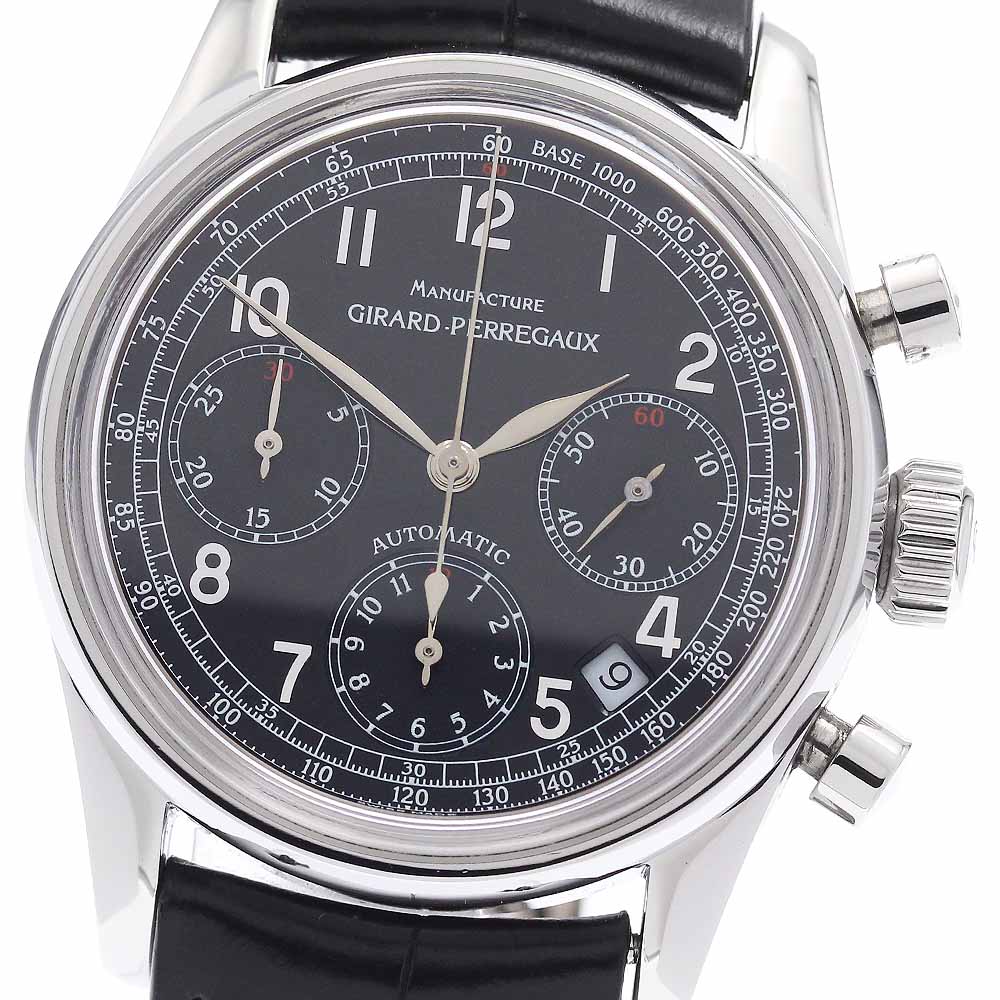 Rakuten - 訳あり ジラール・ペルゴ GIRARD PERREGAUX 4946 Francorchamps クロノグラフ 自動巻き メンズ _951804【中古】