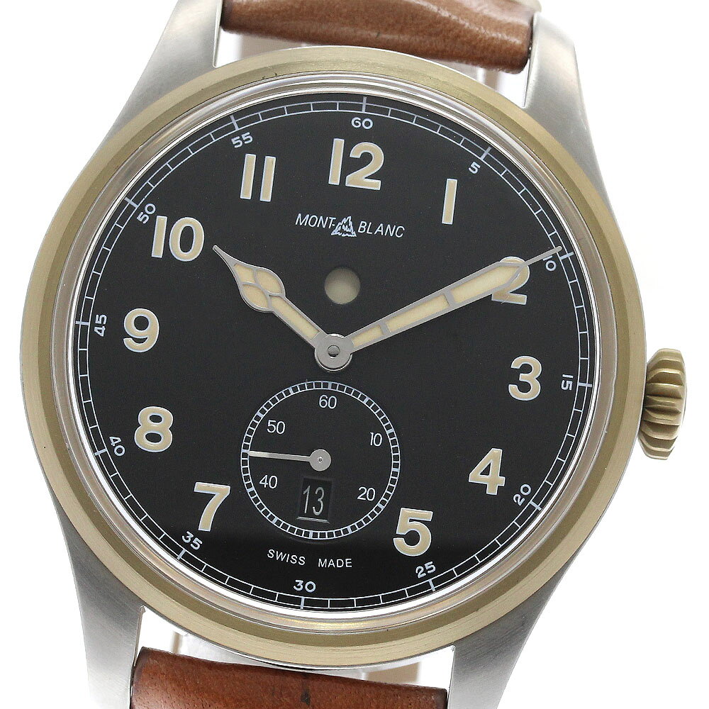 モンブラン MONTBLANC 116479 1858 オートマティック デュアルタイム デイ＆ナイト 自動巻き メンズ _953638【中古】