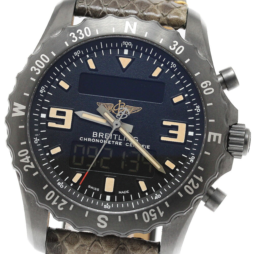 樂天商城 - ブライトリング BREITLING M78366 クロノスペース ミリタリー クォーツ メンズ 美品 _954628【中古】