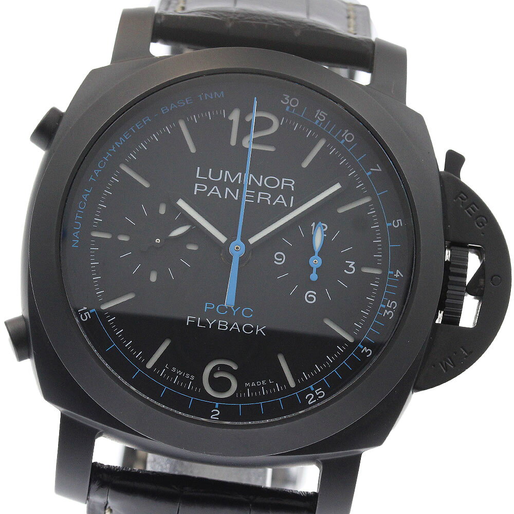 パネライ PANERAI PAM00788 ルミノール ヨットチャレンジ フライバック クロノグラフ 自動巻き メンズ 美品 保証書付き_956112【中古】