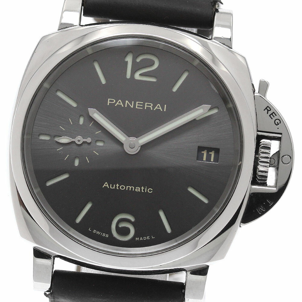 樂天商城 - パネライ PANERAI PAM00755 ルミノール ドゥエ 3デイズ アッチャイオ 自動巻き ボーイズ 保証書付き_956161【中古】