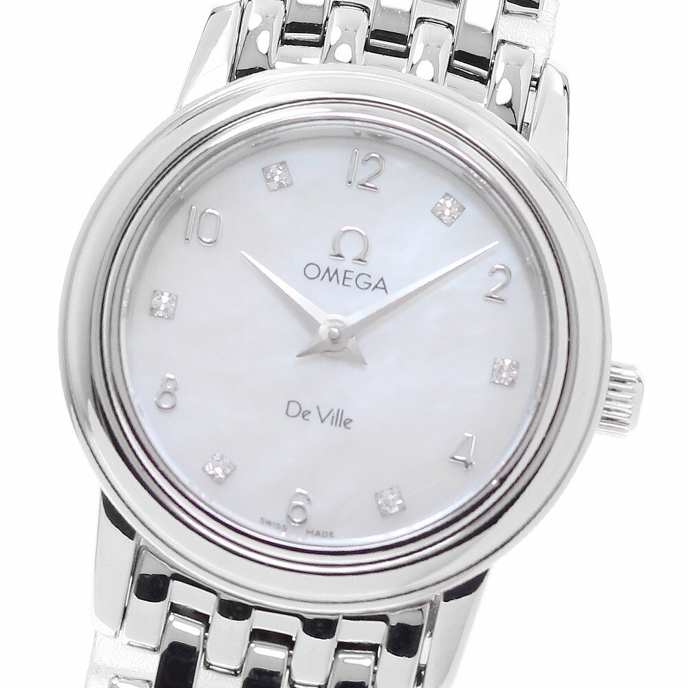 Other - オメガ OMEGA 4570.75 デビル プレステージ 6Pダイヤ クォーツ レディース 良品 _956478【中古】
