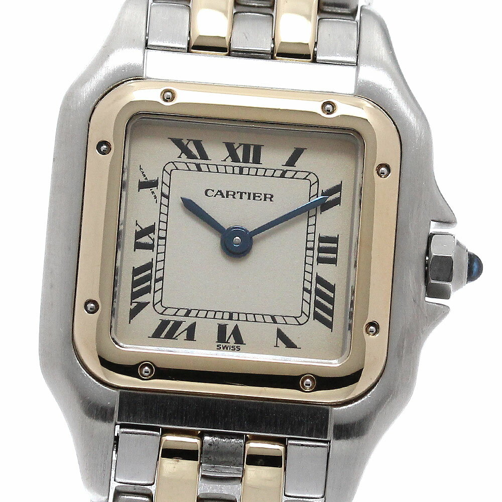 C, D, T, R, W - カルティエ CARTIER 84083242 パンテールSM 2ロウ クォーツ レディース 箱・保証書付き_942800【中古】