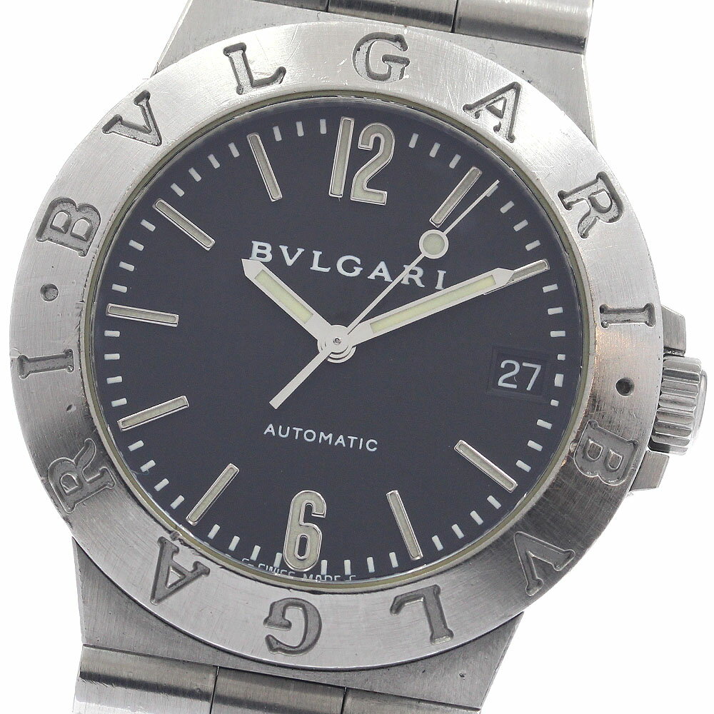 BVLGARI - ブルガリ BVLGARI ディアゴノ デイト 1999 50本限定 自動巻き ボーイズ _948864【中古】