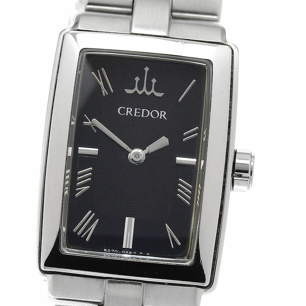 上品! SEIKO CREDOR/クレドール 黒文字盤 クオーツ 楽天市場】seiko credor（文字盤カラーブラック）（腕時計）の通販
