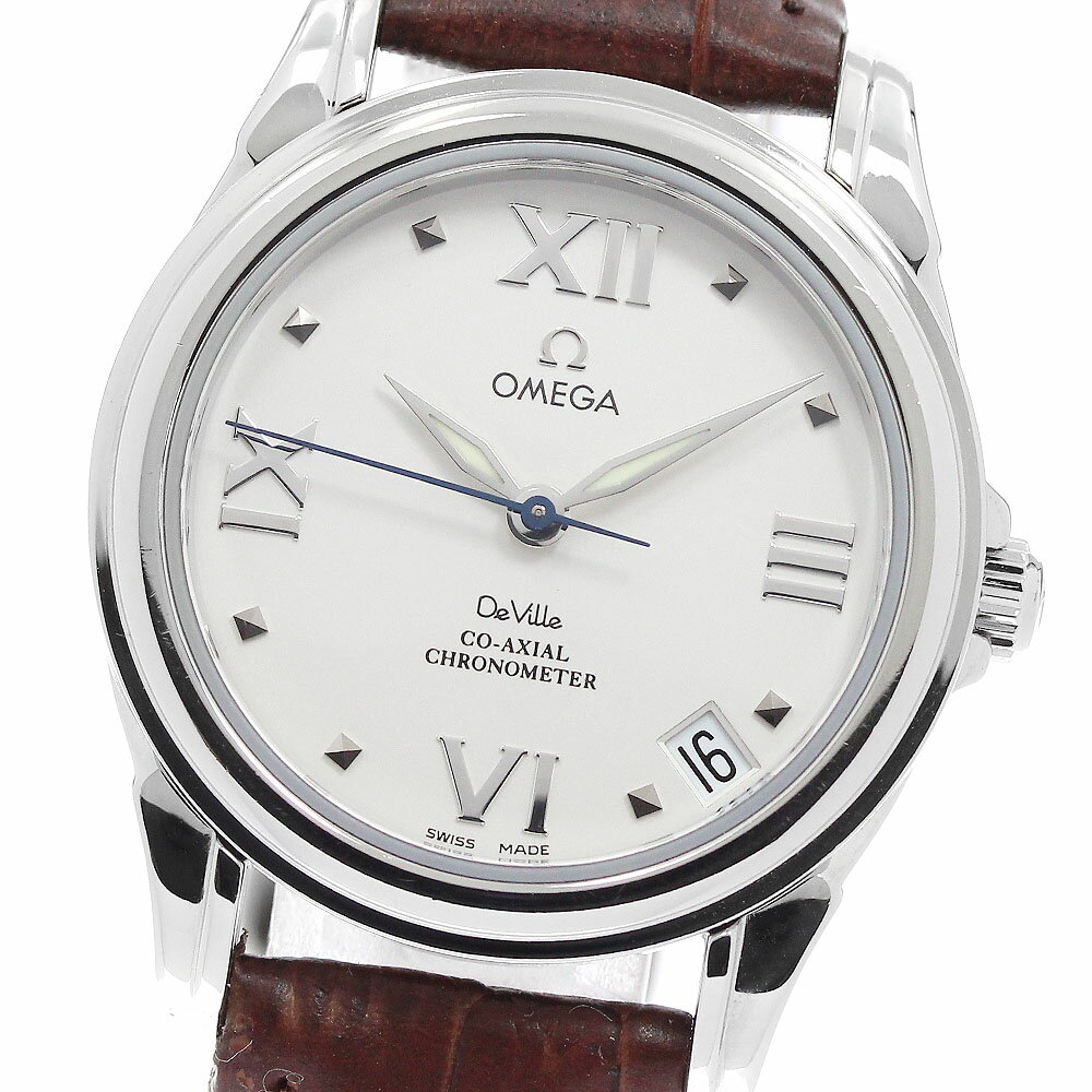 DeVille - オメガ OMEGA 4881.31.32 デビル コーアクシャル デイト 自動巻き ボーイズ _955335【中古】
