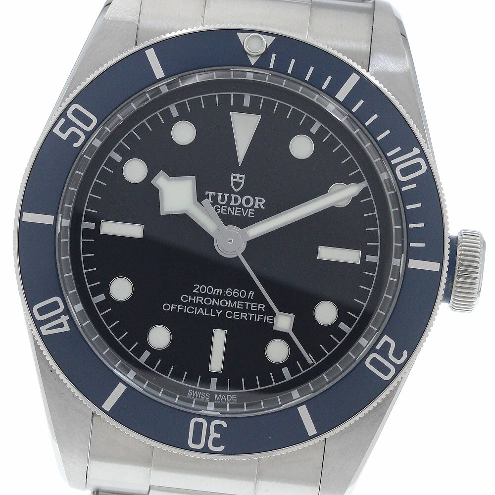BVLGARI - チュードル TUDOR 79230B ヘリテージ ブラックベイ 自動巻き メンズ 良品 保証書付き_956375【中古】