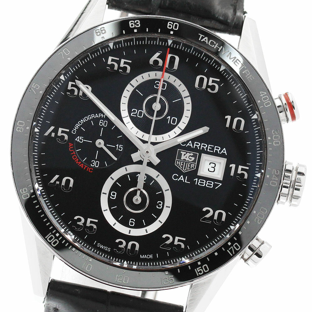 タグホイヤー TAG HEUER CAR2A10-1 カレラ キャリバー1887 クロノグラフ 自動巻き メンズ _956524【中古】
