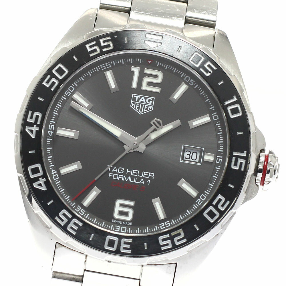 訳あり タグホイヤー TAG HEUER WAZ2011 フォーミュラー1 デイト キャリバー5 自動巻き メンズ _863928【中古】