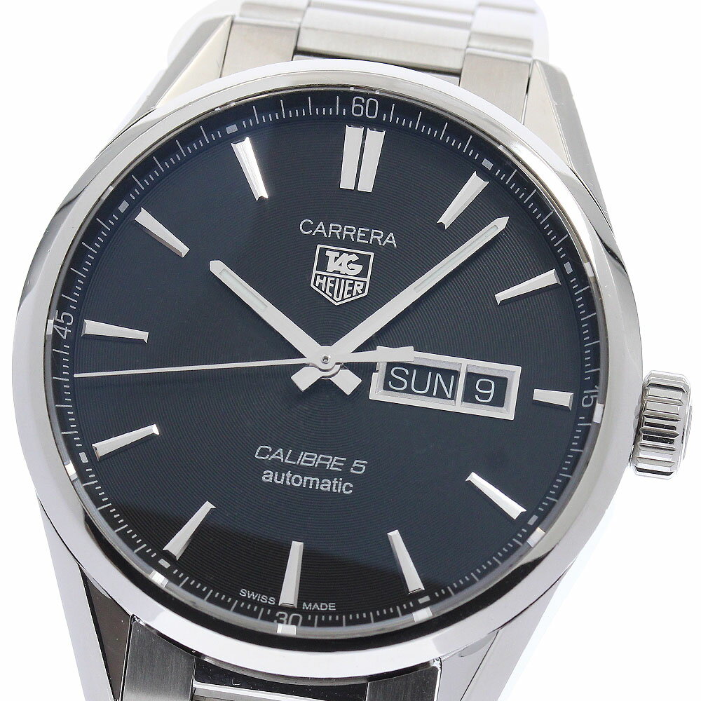 タグホイヤー TAG HEUER WAR201A-1 カレラ キャリバー5 デイデイト 自動巻き メンズ _944893【中古】