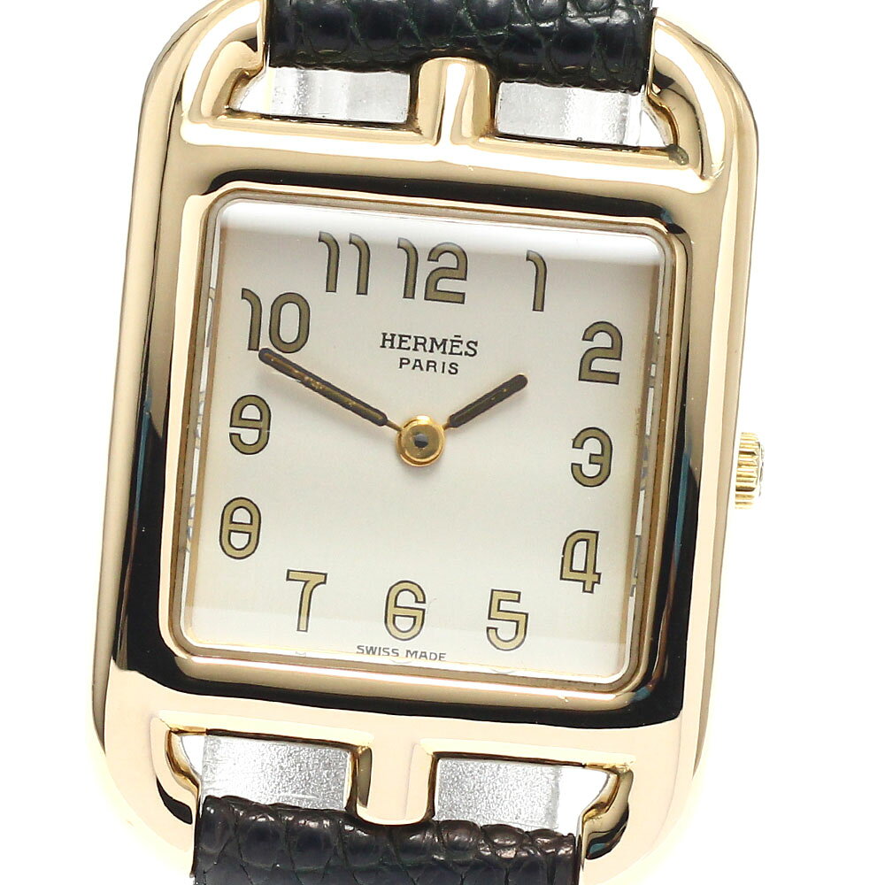 エルメス HERMES CC3.711 ケープコッドGM シャドウ クォーツ レディース 極美品 箱・保証書付き_930877 CC3.711 HERMES（エルメス） ケープコッド GM シャドウ 中古 | 東京