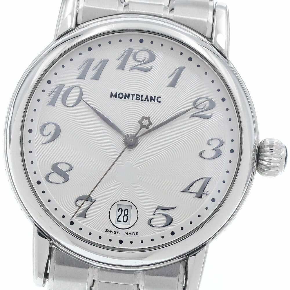 モンブラン MONTBLANC 7042 マイスターシュティック デイト クォーツ メンズ _951227【中古】