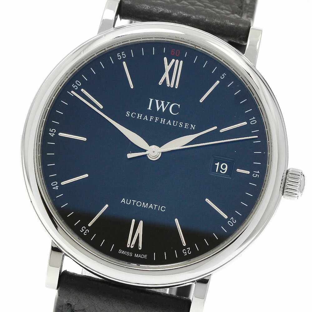 Other - IWC IWC SCHAFFHAUSEN IW356502 ポートフィノ デイト 自動巻き メンズ 良品 保証書付き_955729【中古】