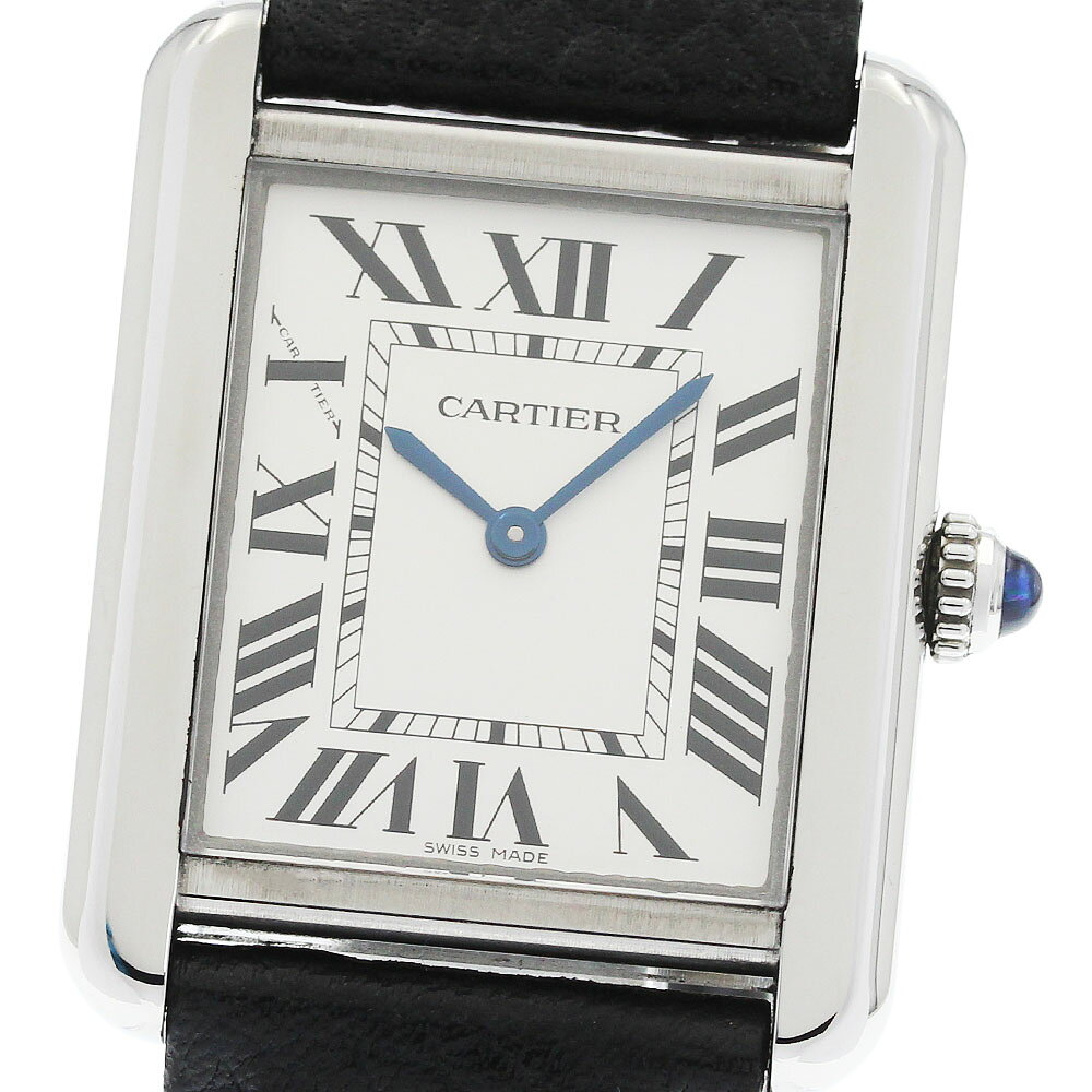 CARTIER - カルティエ CARTIER WSTA0030 タンクソロSM クォーツ レディース 良品 保証書付き_956067【中古】