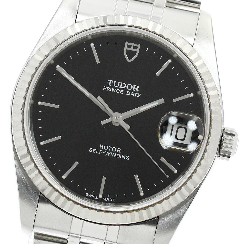 チュードル TUDOR 74034 プリンスデイト WGベゼル 自動巻き メンズ _956101【中 ...