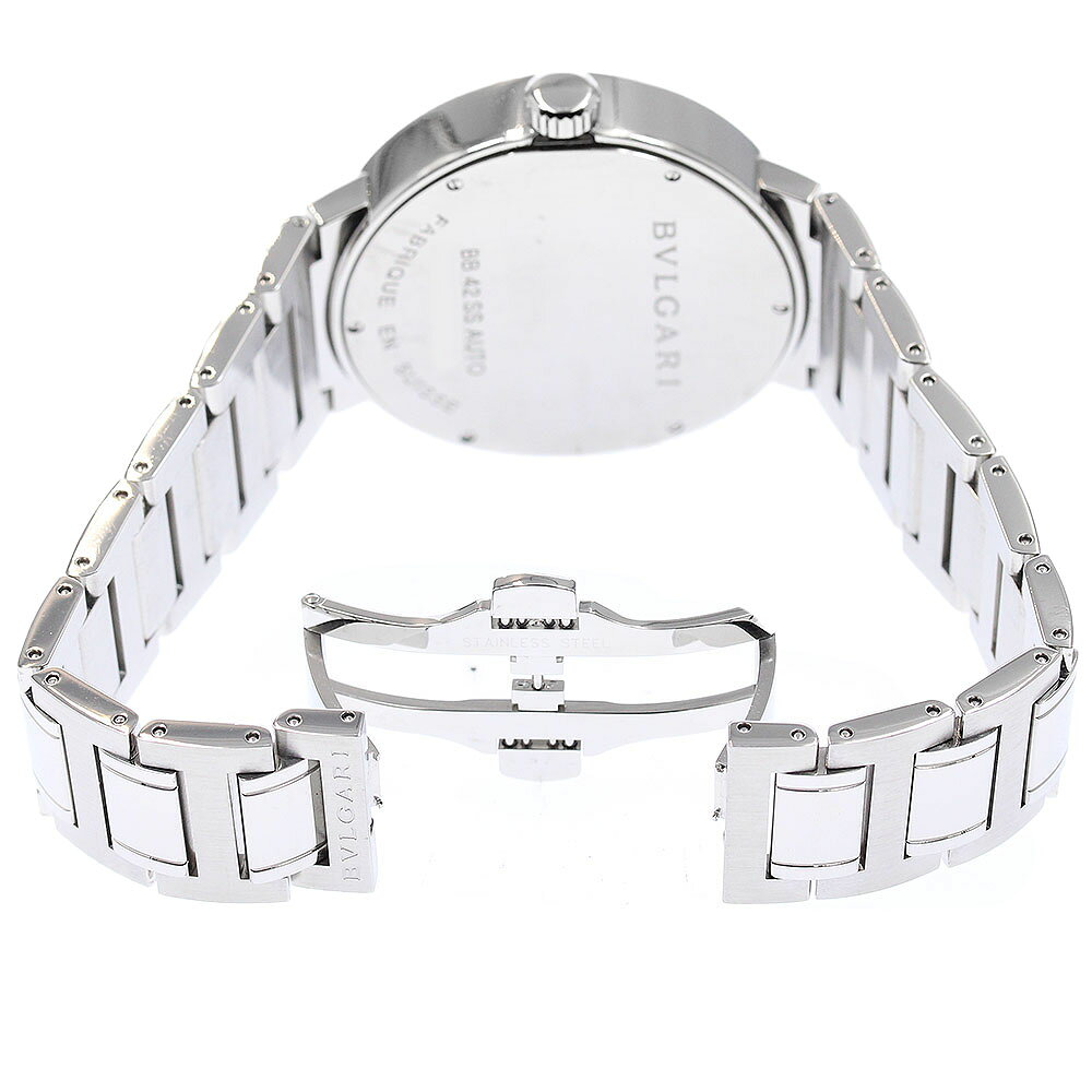 CLOSERのブルガリ BVLGARI BB42SS ブルガリブルガリ デイト 自動巻き メンズ _932259【中古】｜アングル3