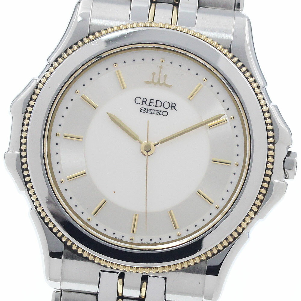 樂天商城 - セイコー SEIKO GCAR034/8J81-6B60 クレドール K18YG クォーツ メンズ _950552【中古】