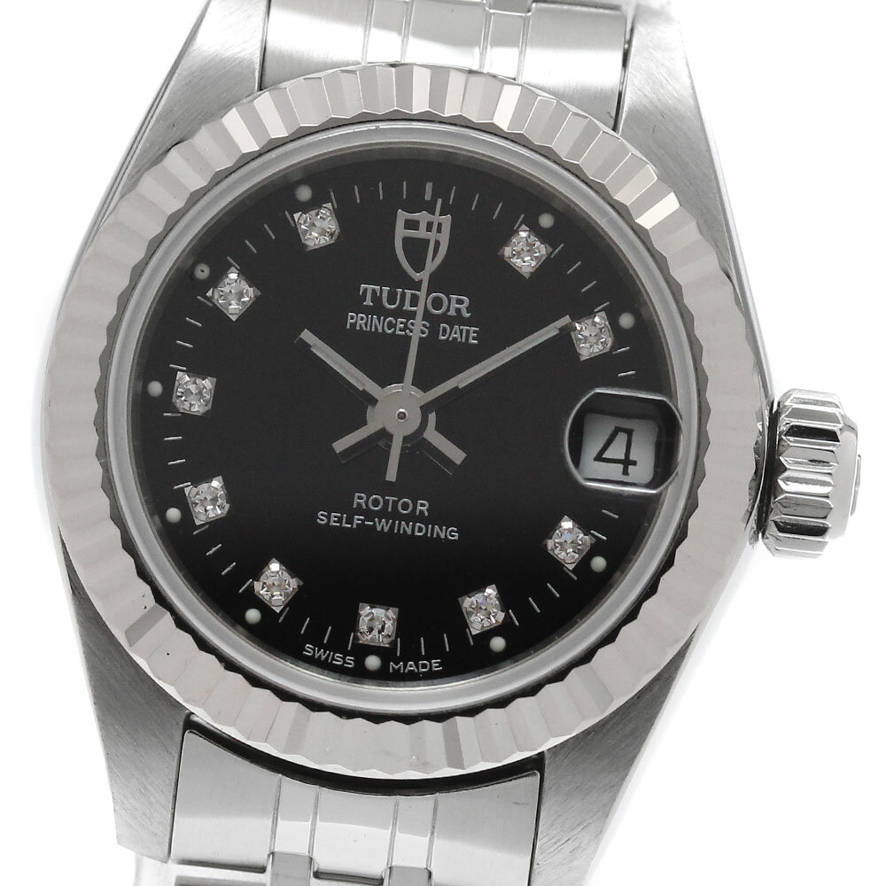 チュードル TUDOR 92514 プリンセスデイト WGベゼル 10P 自動巻き レディース 良品 保証書付き_948051 Tudor - チュードル TUDOR 92514 プリンセスデイト WGベゼル 10P 自動