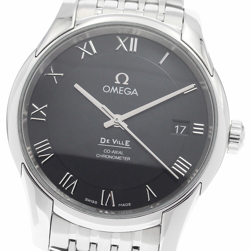 DeVille - オメガ OMEGA 431.10.41.21.01.001 デビル コーアクシャル デイト 自動巻き メンズ _950656【中古】