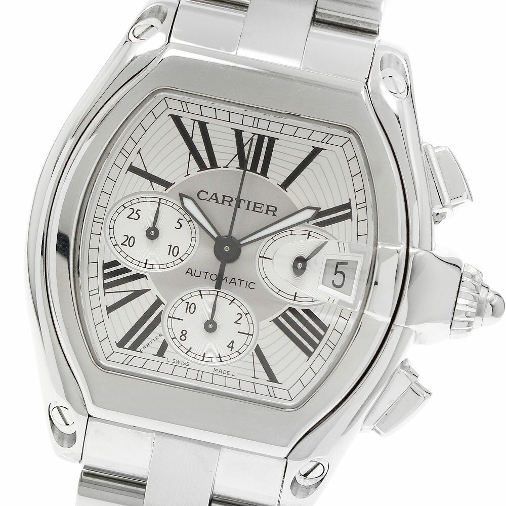 カルティエ CARTIER W62019X6 ロードスターXL クロノグラフ 自動巻き メンズ _9 ...