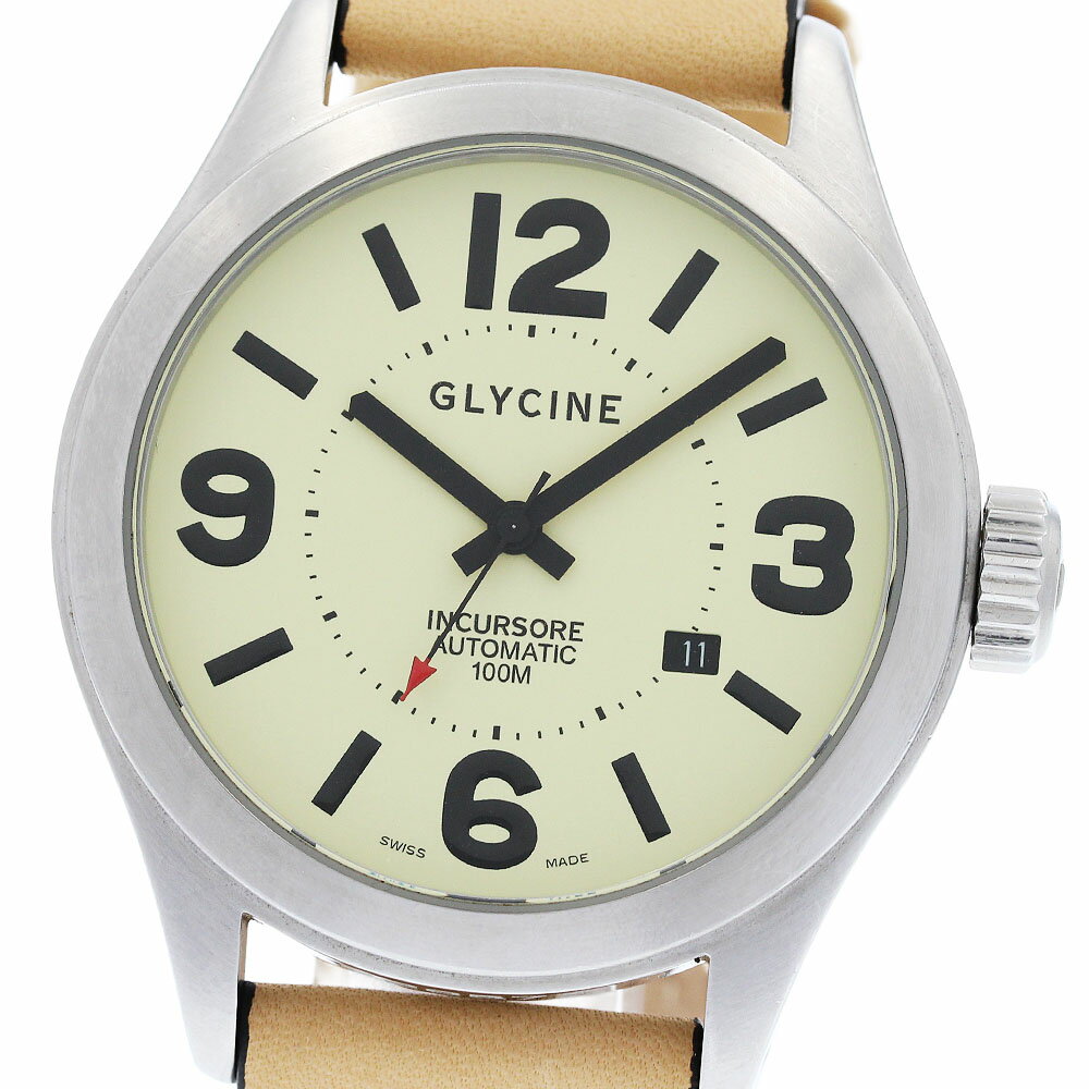 OMEGA - グリシン GLYCINE 3849 インクルソーレ デイト 自動巻き メンズ 保証書付き_953600【中古】
