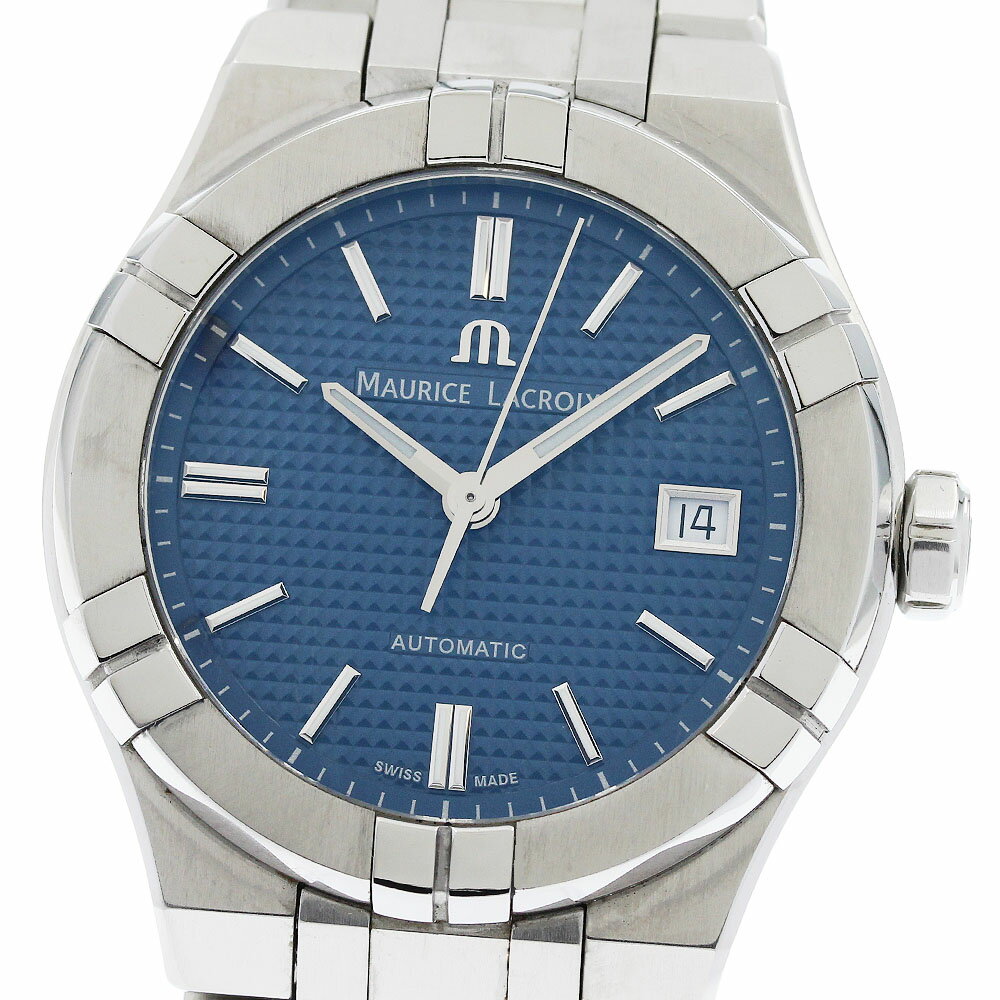 Maurice Lacroix - モーリス・ラクロア Maurice Lacroix AI6007-SS002-430-1 アイコン デイト 自動巻き メンズ 箱・保証書付き_954725【中古】