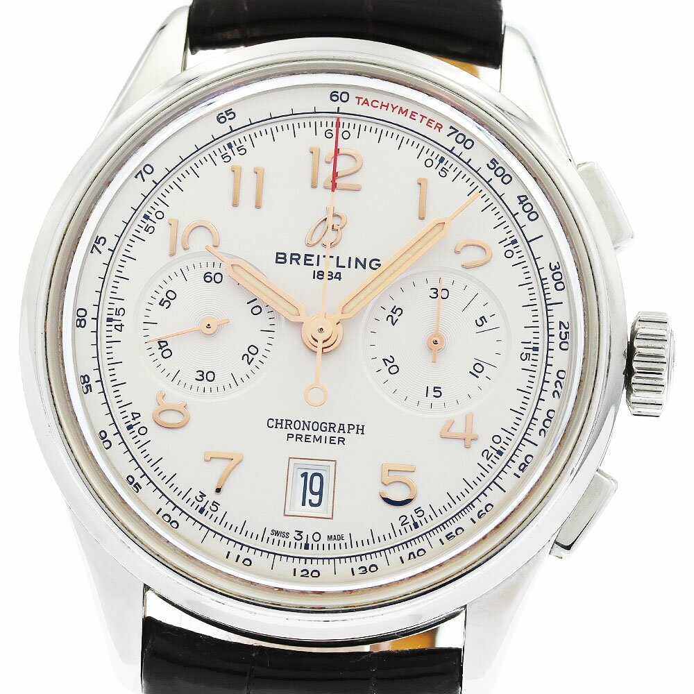 OMEGA - ブライトリング BREITLING AB0145 プレミエ B01 クロノグラフ 42 デイト 自動巻き メンズ _955592【中古】
