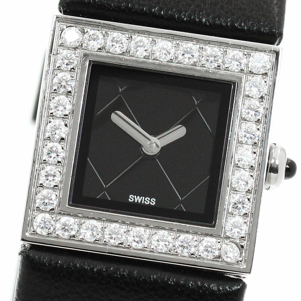 CARTIER - シャネル CHANEL H0500 マトラッセ ダイヤベゼル クォーツ レディース _956029【中古】