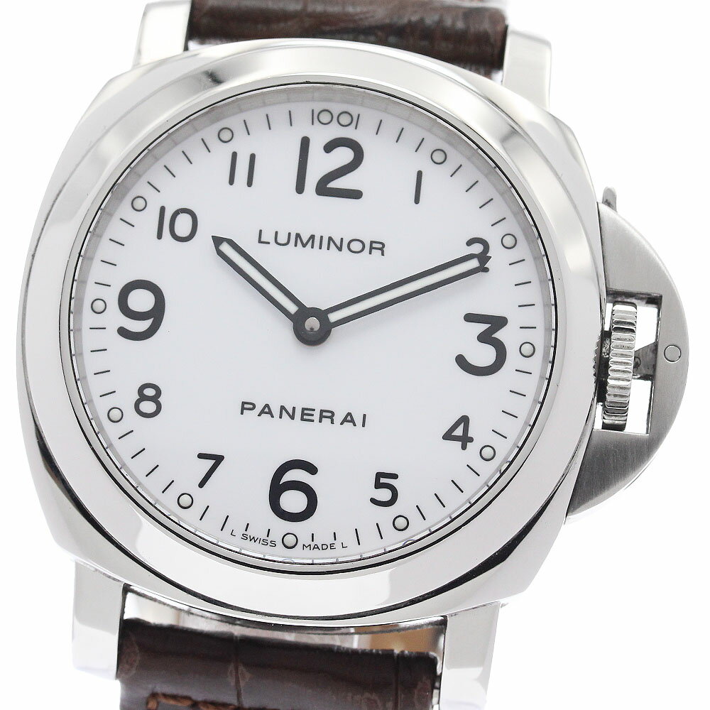 パネライ PANERAI PAM00114 ルミノール ベース 手巻き メンズ _956418【中古 ...