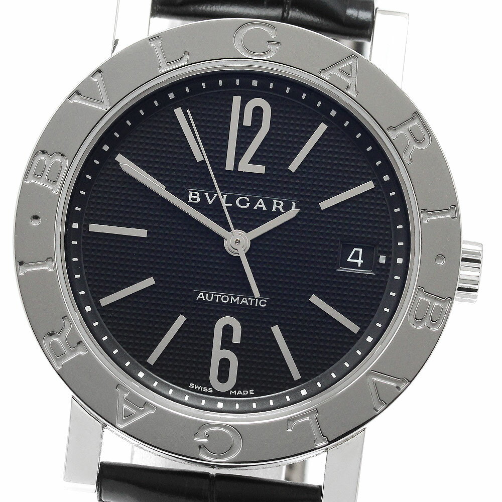 ブルガリ BVLGARI BB38SLAUTO ブルガリブルガリ デイト 自動巻き メンズ 良品 箱・保証書付き_956677【中古】