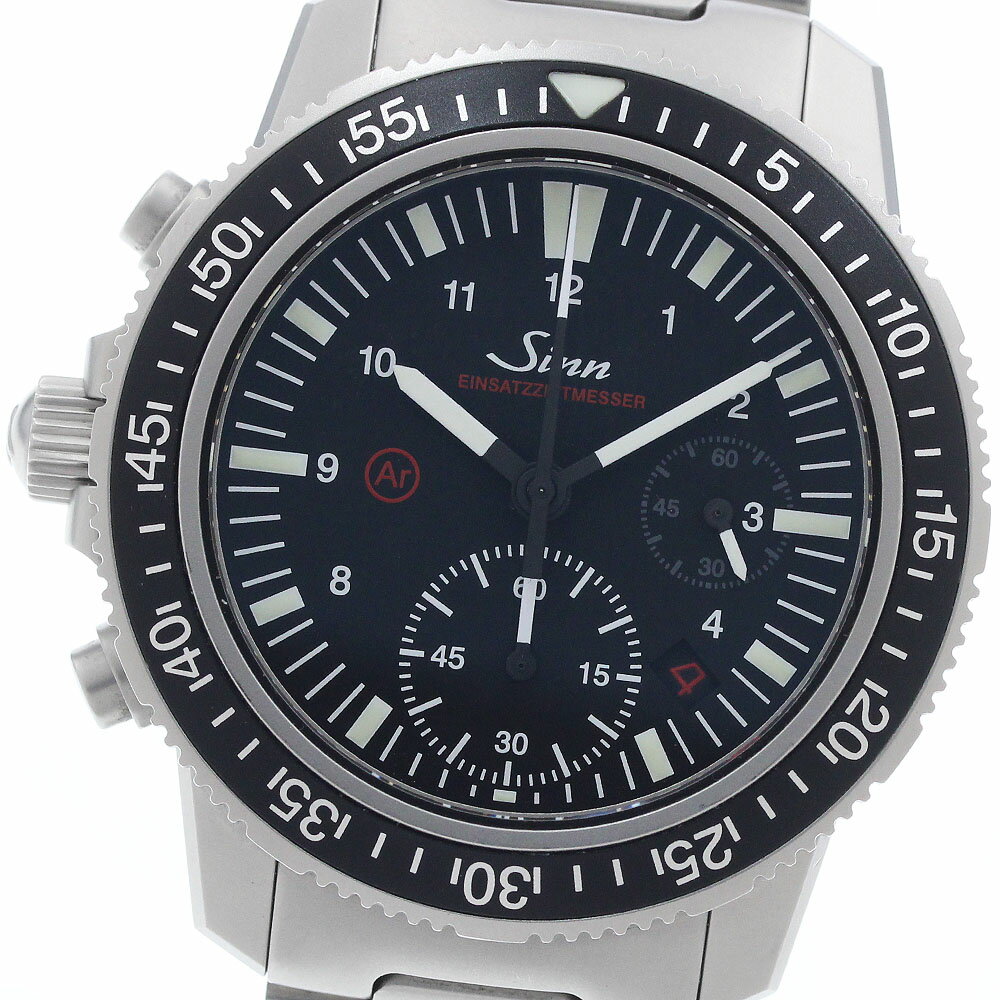OMEGA - ジン Sinn 613.EZM13 クロノグラフ デイト 自動巻き メンズ 保証書付き_956721【中古】