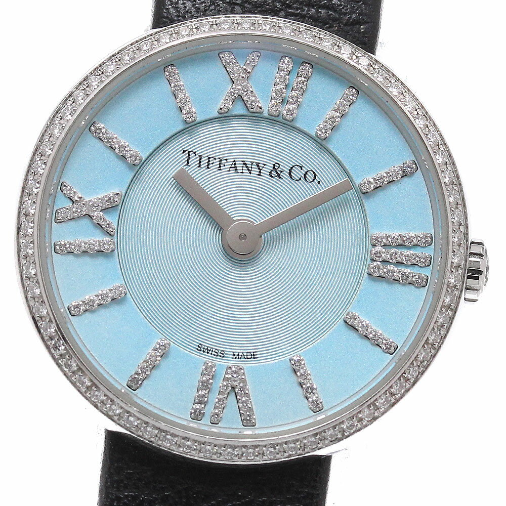 Other - ティファニー TIFFANY&Co. 62867442/ アトラス ダイヤベゼル クォーツ レディース 保証書付き_956774【中古】