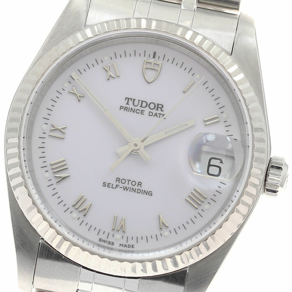 チュードル TUDOR 74034 プリンスデイト WGベゼル 自動巻き メンズ _952745【中 ...