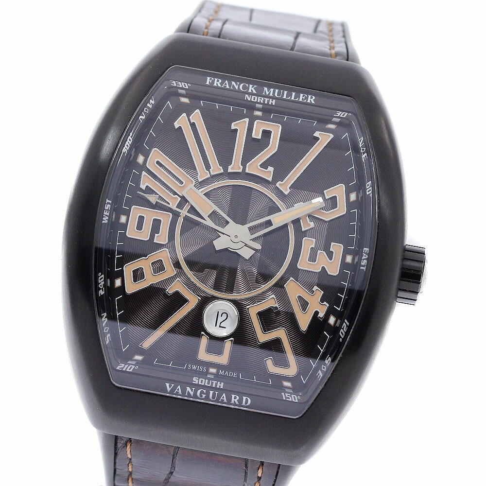Other - フランクミュラー FRANCK MULLER V45SCDT ACNRBR 5N ヴァンガード デイト 自動巻き メンズ 良品 _954826【中古】