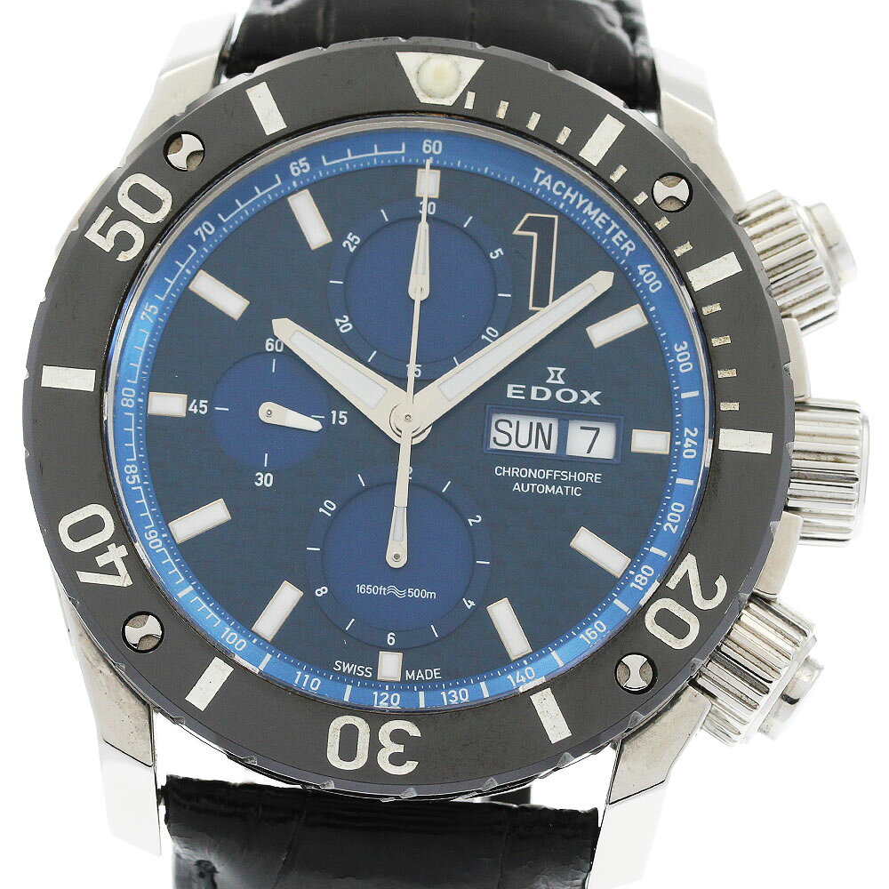 楽天市場】edox クラスワン クロノオフショア ビッグデイトの通販