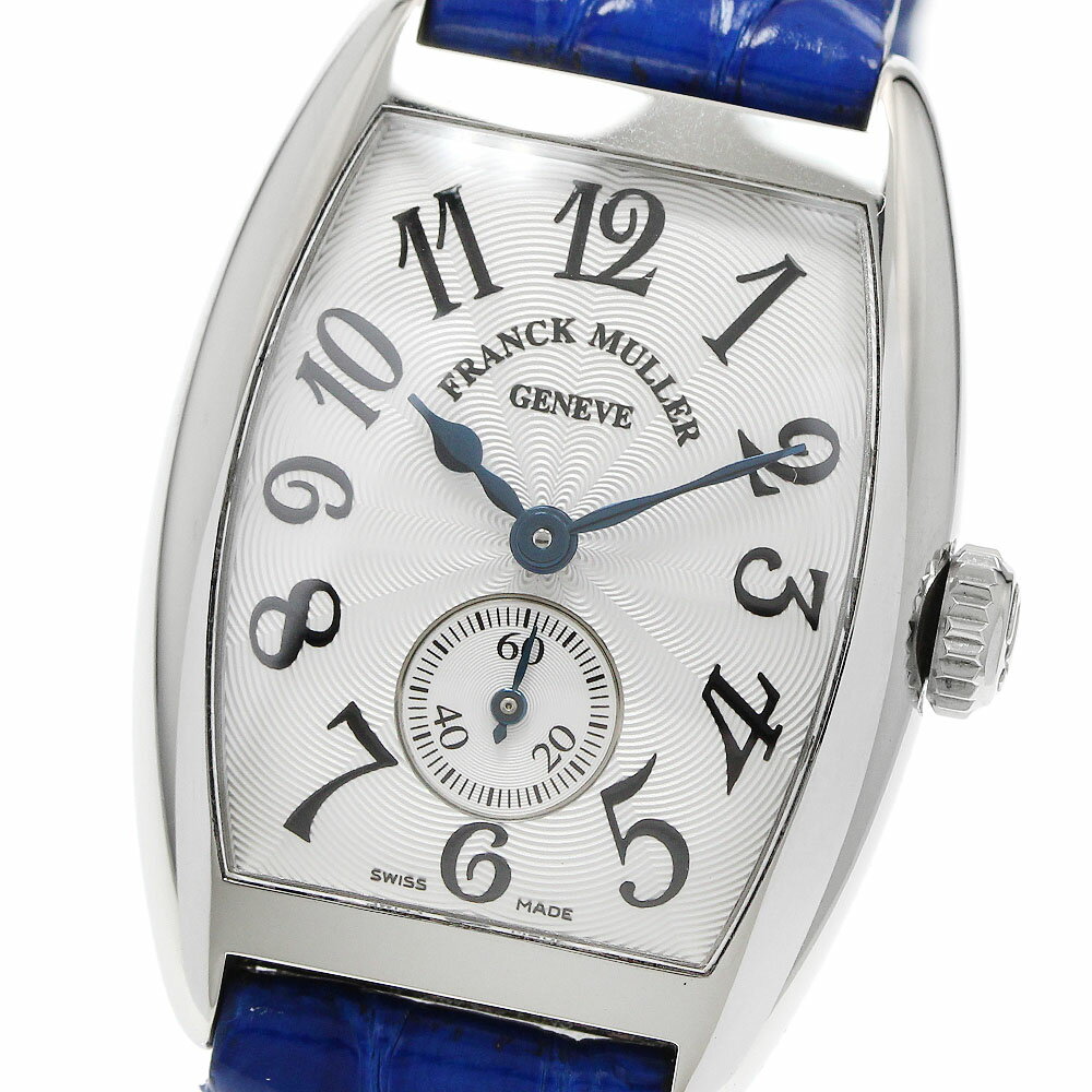 Other - フランクミュラー FRANCK MULLER 1750S6 トノウカーベックス スモールセコンド 手巻き レディース 良品 _955665【中古】