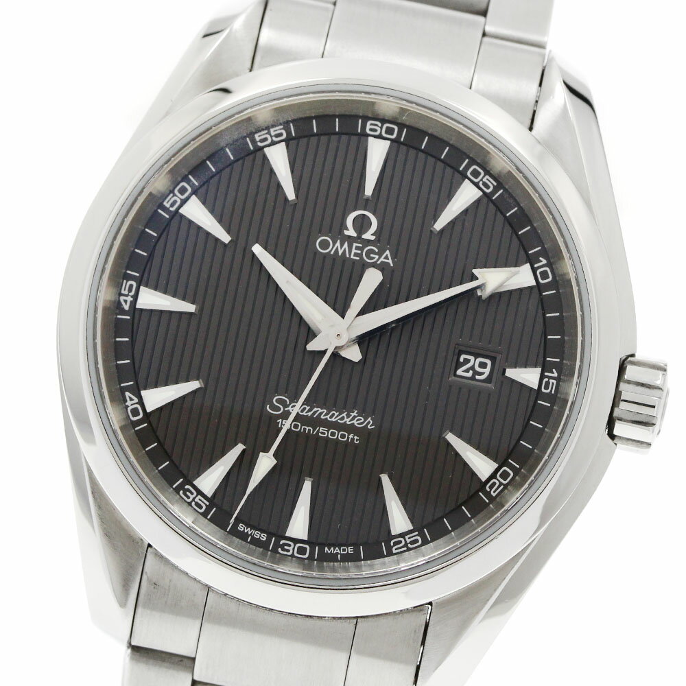 オメガ OMEGA 231.10.39.61.06.001 シーマスター アクアテラ デイト クォーツ メンズ 良品 _940149【中古】